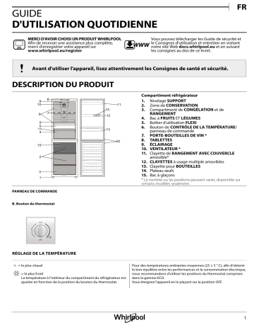 LI80 FF1 X | Mode d'emploi | Whirlpool LI8 N1 W Manuel utilisateur | Fixfr