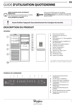 Whirlpool BTNF 5011 OX AQUA Manuel utilisateur