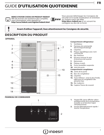 LR9 S2Q F X B | Mode d'emploi | Indesit LR9 S2Q F W B Manuel utilisateur | Fixfr