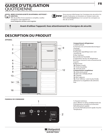 Mode d'emploi | Whirlpool H9 A2E W H Manuel utilisateur | Fixfr