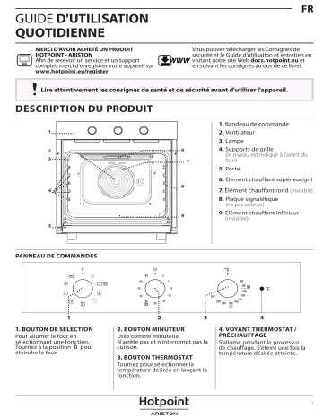 Mode d'emploi | Whirlpool FA5 834 H IX HA Manuel utilisateur | Fixfr