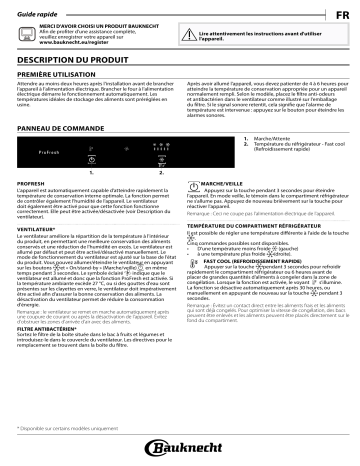 Mode d'emploi | Bauknecht KGIS 3194 A++ SF Manuel utilisateur | Fixfr