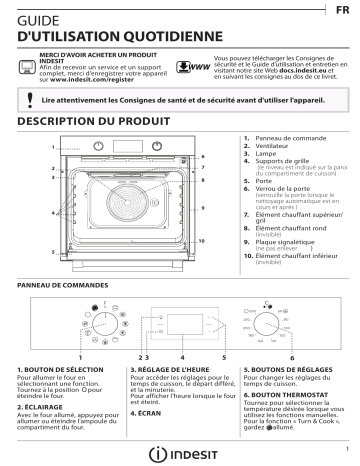 Mode d'emploi | Indesit IFW 5844 P IX Manuel utilisateur | Fixfr