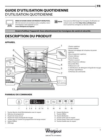 Mode d'emploi | Whirlpool WCIO 3T321 PS E Manuel utilisateur | Fixfr