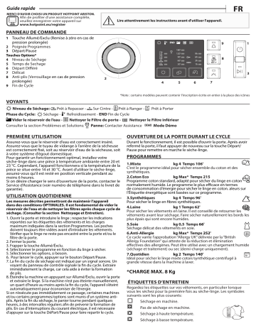 Mode d'emploi | Indesit NT M10 81 FR Manuel utilisateur | Fixfr