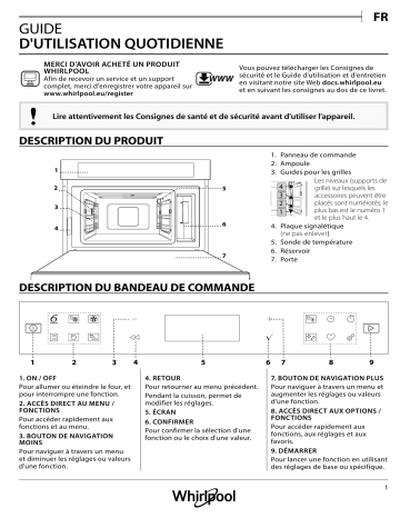 Mode d'emploi | Whirlpool W7 MS450 Manuel utilisateur | Fixfr