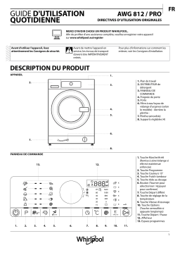 Whirlpool AWG 812 S/PRO Manuel utilisateur