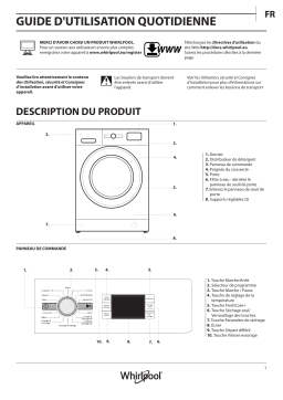 Whirlpool FWDG97168W FR Manuel utilisateur