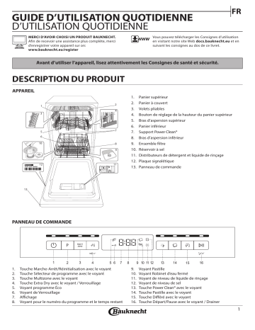 Mode d'emploi | Bauknecht BSBO 3O21 PF X Manuel utilisateur | Fixfr