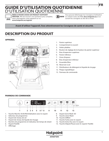 Mode d'emploi | Whirlpool HSIO 3O23 WFE Manuel utilisateur | Fixfr