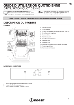 Indesit DSFE 1B10 Manuel utilisateur