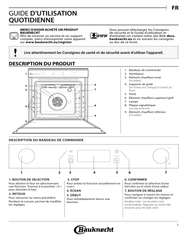 Mode d'emploi | Bauknecht BIK7 CH8VS PT Manuel utilisateur | Fixfr