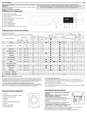 Mode d'emploi | Whirlpool NM11 1045 WS A FR Manuel utilisateur | Fixfr