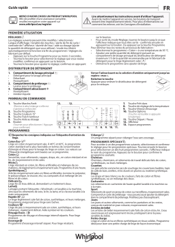 Whirlpool FSCR70410 Manuel utilisateur