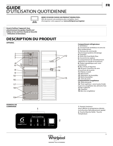 Mode d'emploi | Whirlpool BSNF 8131 OX Manuel utilisateur | Fixfr