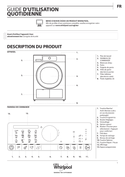 Whirlpool DSCX 10430 Manuel utilisateur