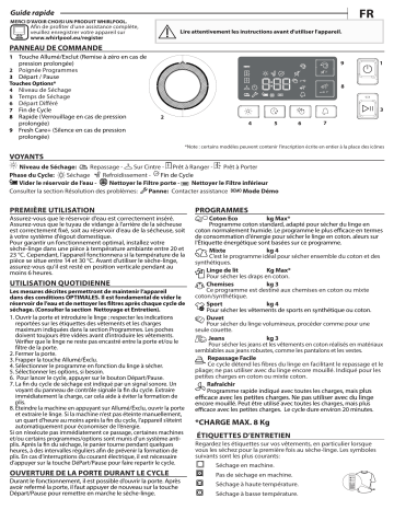 Mode d'emploi | Indesit FT M11 82 FR Manuel utilisateur | Fixfr