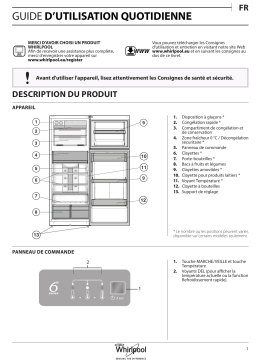 Whirlpool T TNF 8111 W Manuel utilisateur