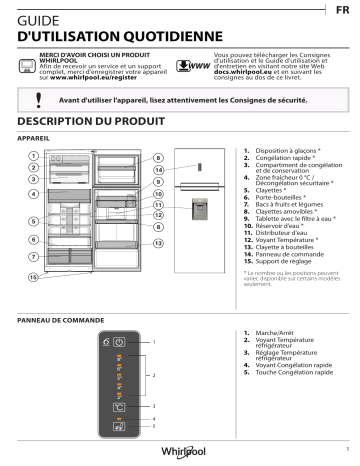 Mode d'emploi | Whirlpool T TNF 8211 OX AQUA Manuel utilisateur | Fixfr