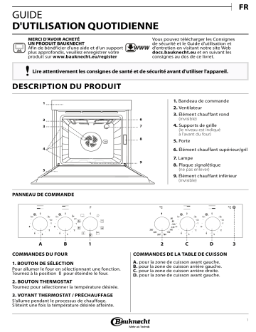 Mode d'emploi | Bauknecht HVK3 NN8F IN Manuel utilisateur | Fixfr
