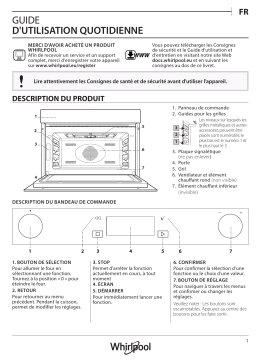 Whirlpool W6 ME550 Manuel utilisateur