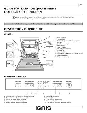 Mode d'emploi | Whirlpool GFE 2B10 Manuel utilisateur | Fixfr