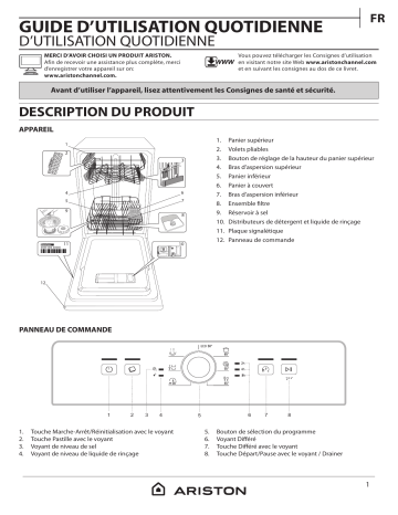 Mode d'emploi | Whirlpool LSFE 1B19 S Manuel utilisateur | Fixfr