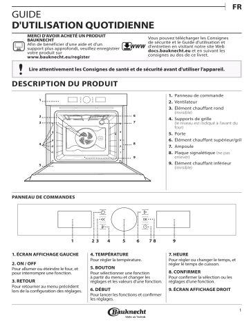 Mode d'emploi | Bauknecht BIK5 DN8FS PT Manuel utilisateur | Fixfr