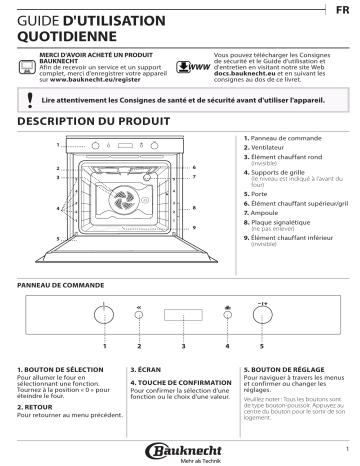 Mode d'emploi | Bauknecht BIK7 EH8VS PT CH Manuel utilisateur | Fixfr