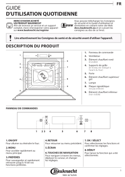 Bauknecht BIK7 MP8TS PT CH Manuel utilisateur