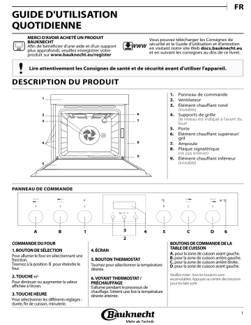 Mode d'emploi | Bauknecht HVR2 KH8V3 PT Manuel utilisateur | Fixfr