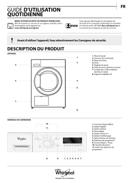 Whirlpool DELX70112 Manuel utilisateur