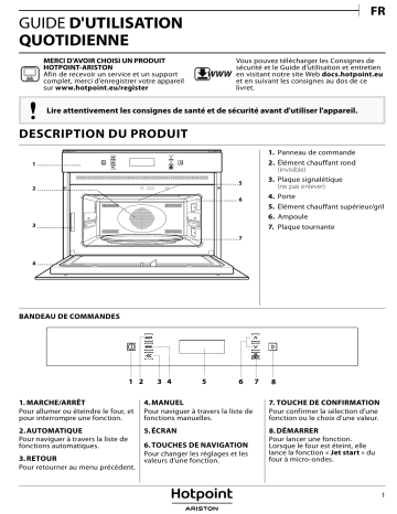 MP 776 IX HA | Mode d'emploi | Whirlpool MP 676 IX HA Manuel utilisateur | Fixfr