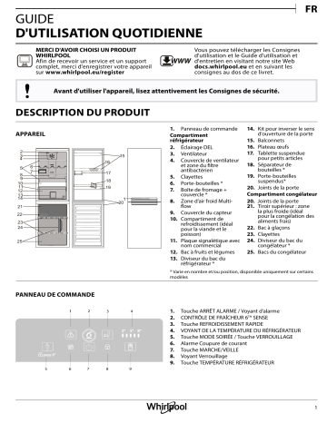 Mode d'emploi | Whirlpool BSNF 9432 K Manuel utilisateur | Fixfr