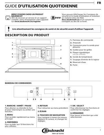 ECSK7 9845 PT | Mode d'emploi | Bauknecht ECSK9 9845 PT Manuel utilisateur | Fixfr