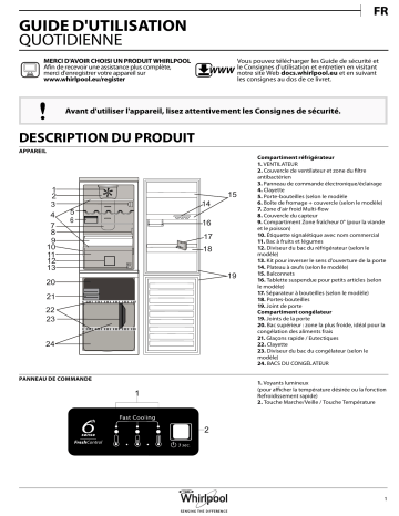 Mode d'emploi | Whirlpool BSNF 8152 OX Manuel utilisateur | Fixfr