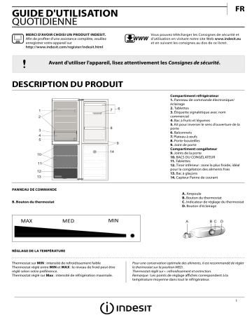 LR8 S2 W B | Mode d'emploi | Indesit LR8 S2 X B Manuel utilisateur | Fixfr