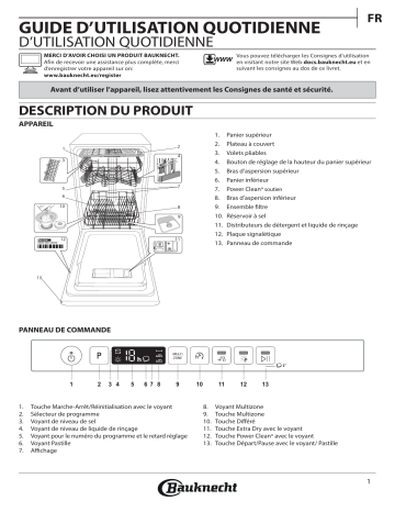 Mode d'emploi | Bauknecht BSIO 3O35 PFE X CH Manuel utilisateur | Fixfr