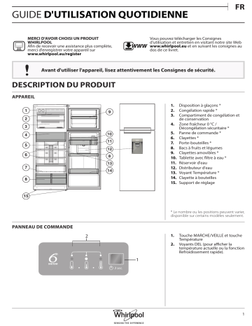 Mode d'emploi | Whirlpool T TNF 8111 OX AQUA Manuel utilisateur | Fixfr