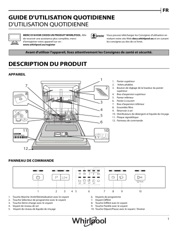 Mode d'emploi | Whirlpool WUE 2B16 X Manuel utilisateur | Fixfr