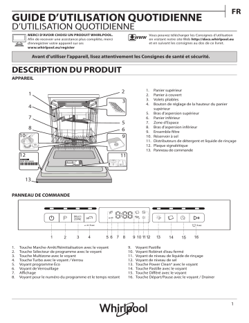 Mode d'emploi | Whirlpool WFO 3O33 DL Manuel utilisateur | Fixfr