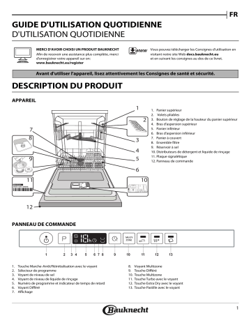 Mode d'emploi | Bauknecht BIO 3T332 E Manuel utilisateur | Fixfr