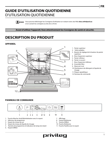 Mode d'emploi | Whirlpool RCIC 3C26 Manuel utilisateur | Fixfr