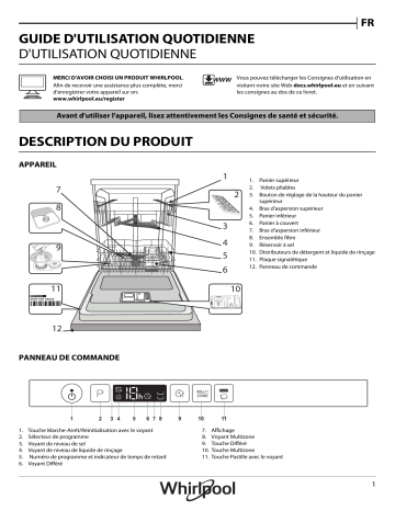 Mode d'emploi | Whirlpool WKIC 3C26 Manuel utilisateur | Fixfr