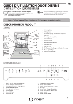 Indesit DFP 58T94 A EU Manuel utilisateur