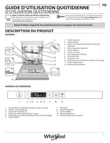 Mode d'emploi | Whirlpool WRIC 3C26 Manuel utilisateur | Fixfr