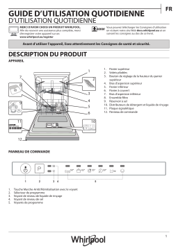 Whirlpool WIE 2B19 Manuel utilisateur