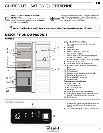 Mode d'emploi | Whirlpool BSF 9152 OX Manuel utilisateur | Fixfr