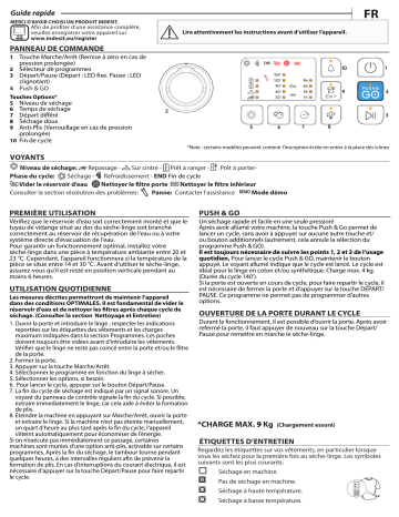 Mode d'emploi | Indesit YT M10 91 FR Manuel utilisateur | Fixfr