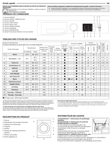 NM10 844 WW FR | Mode d'emploi | Whirlpool NM11 946 WS A FR Manuel utilisateur | Fixfr